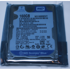 3015_21 HDD 160Gb WD Blue  2.5" Sata 2012 oanvända