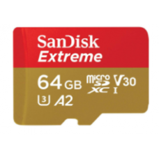 41) SANDISK Extreme microSDXC 64GB